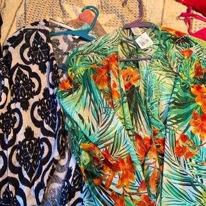 2 Shawl type over shirts